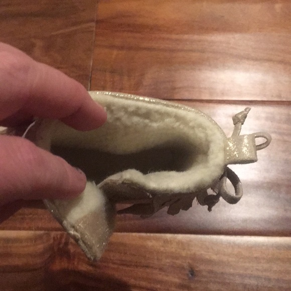 Rising Star Gold Glitter Booties 9-12 months - Picture 4 of 5